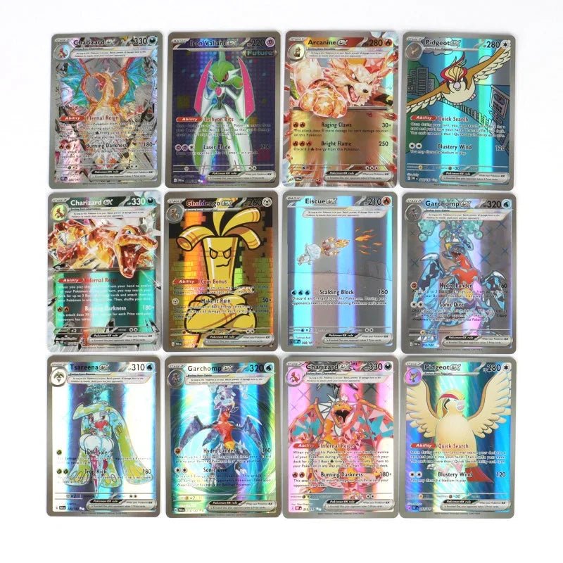 60/100Pcs English Pokemon Cards Shining MEGA GX Vmax TAG EX Vstar V Collection Cards - Maxwell shop