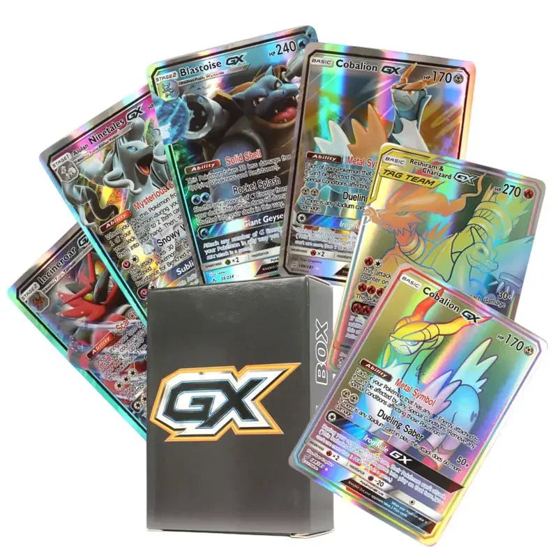 60/100Pcs English Pokemon Cards Shining MEGA GX Vmax TAG EX Vstar V Collection Cards - Maxwell shop