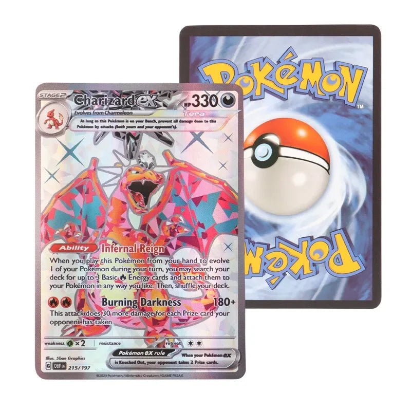 60/100Pcs English Pokemon Cards Shining MEGA GX Vmax TAG EX Vstar V Collection Cards - Maxwell shop
