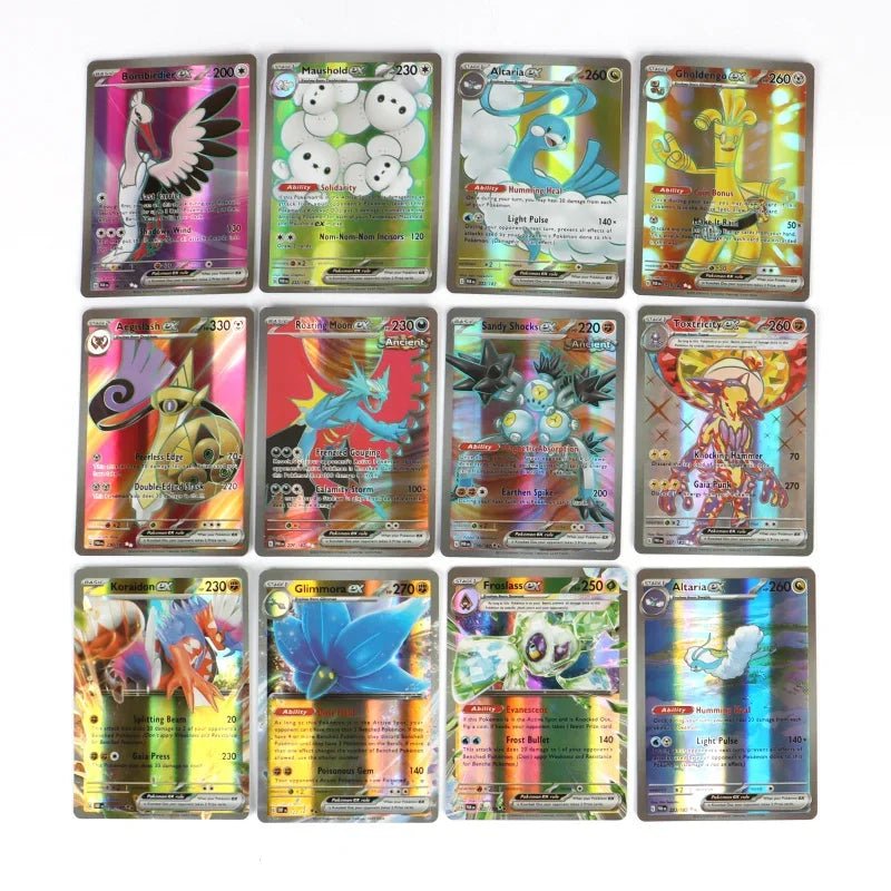 60/100Pcs English Pokemon Cards Shining MEGA GX Vmax TAG EX Vstar V Collection Cards - Maxwell shop