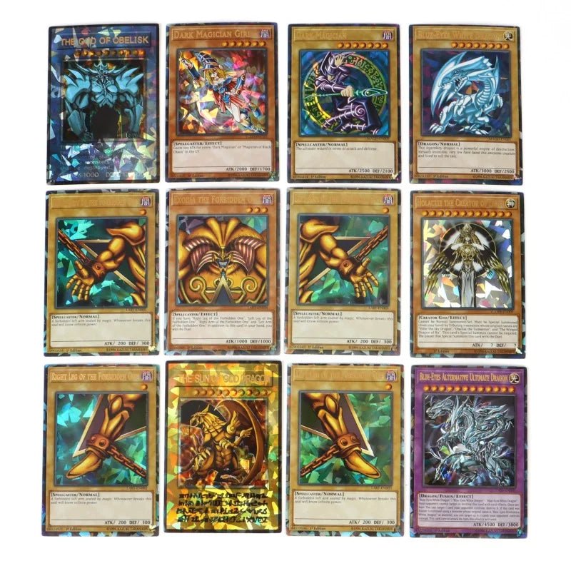 72PCS Yugioh Cards with Tin Box Yu Gi Oh Card Holographic English Version Golden duel - Maxwell shop