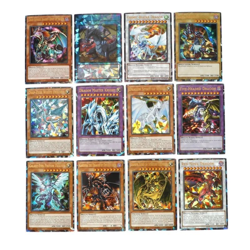 72PCS Yugioh Cards with Tin Box Yu Gi Oh Card Holographic English Version Golden duel - Maxwell shop