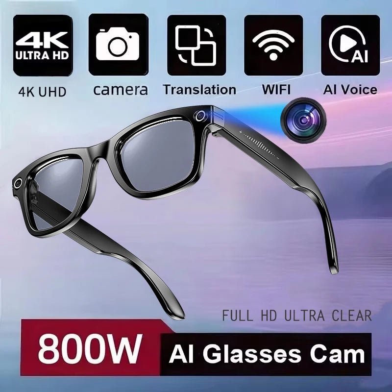 800W Camera AI Glasses Men Color-Changing Smart Translation Glasses smart Sunglasses - Maxwell shop