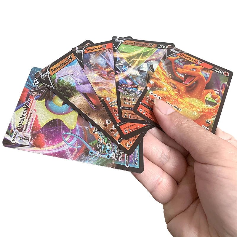 81 - 15Pcs Pokemon Cards Gold Silver Vmax GX Card Collection Battle Trainer Card - Maxwell shop