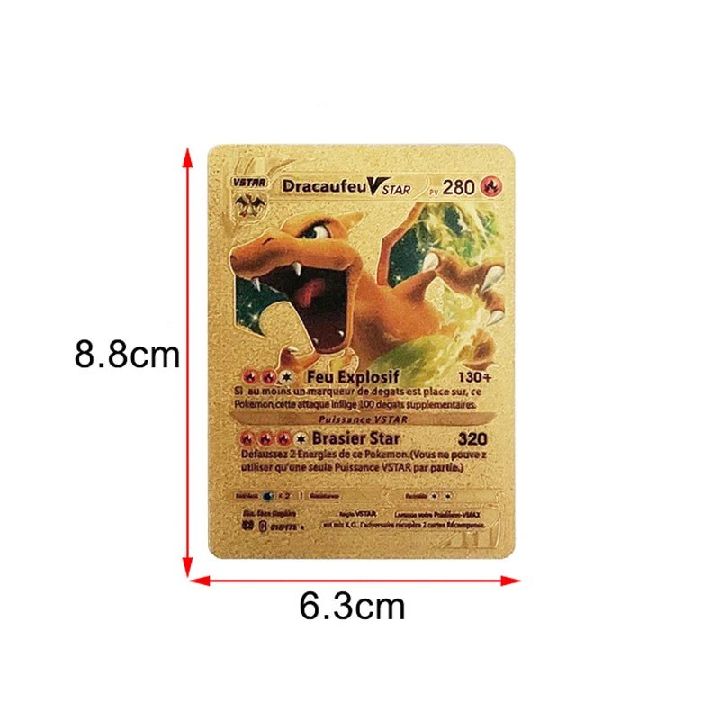 81 - 15Pcs Pokemon Cards Gold Silver Vmax GX Card Collection Battle Trainer Card - Maxwell shop