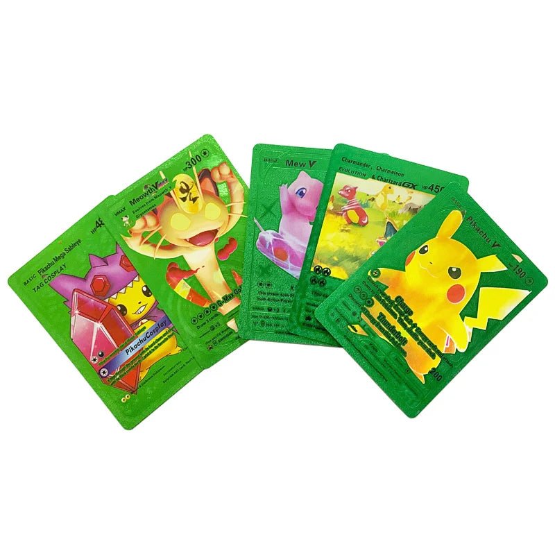 81 - 15Pcs Pokemon Cards Gold Silver Vmax GX Card Collection Battle Trainer Card - Maxwell shop