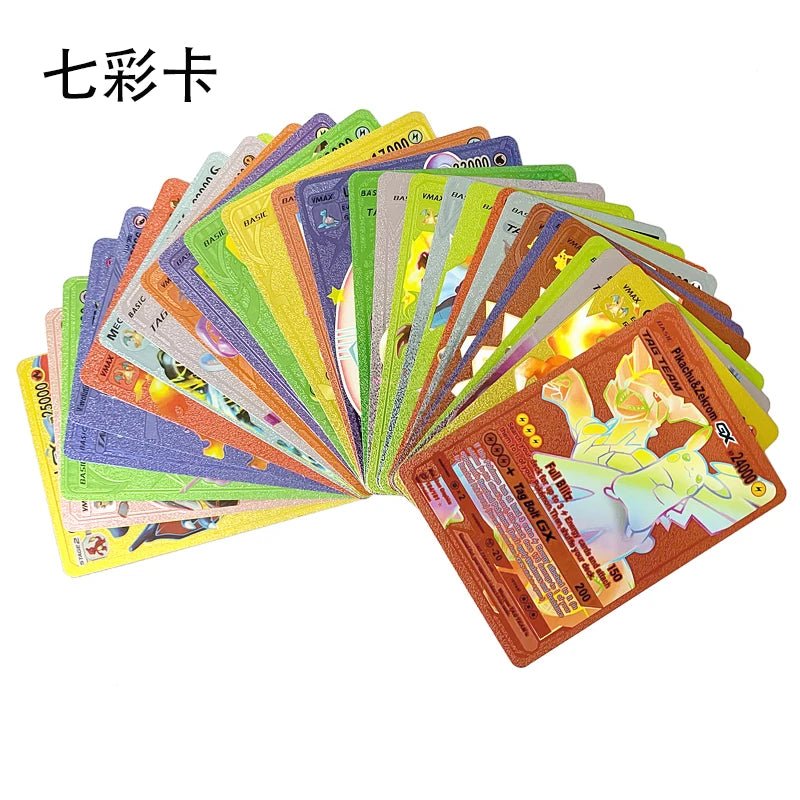 81 - 15Pcs Pokemon Cards Gold Silver Vmax GX Card Collection Battle Trainer Card - Maxwell shop
