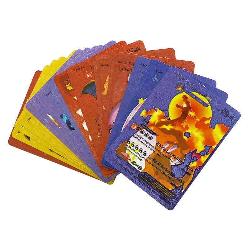 81 - 15Pcs Pokemon Cards Gold Silver Vmax GX Card Collection Battle Trainer Card - Maxwell shop