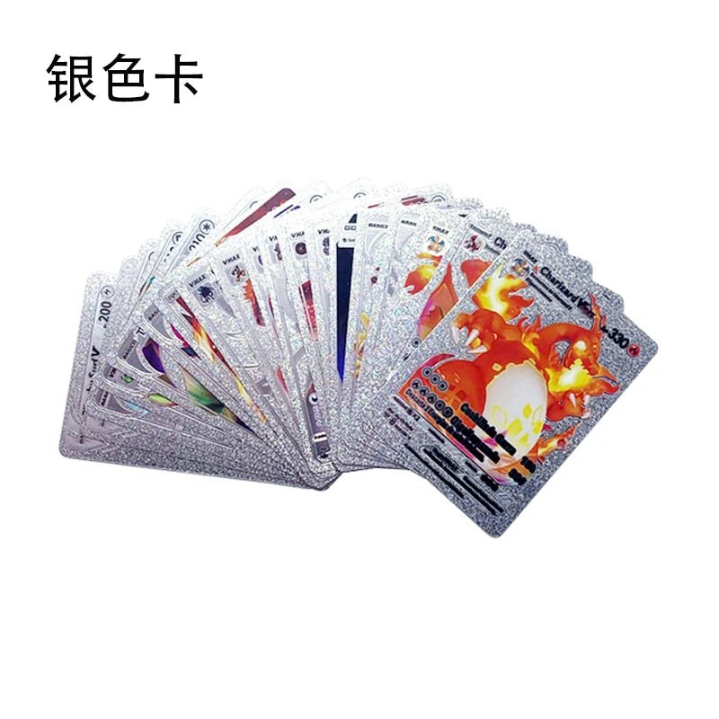 81 - 15Pcs Pokemon Cards Gold Silver Vmax GX Card Collection Battle Trainer Card - Maxwell shop