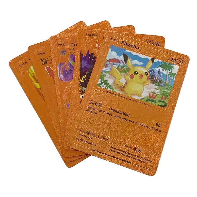 81 - 15Pcs Pokemon Cards Gold Silver Vmax GX Card Collection Battle Trainer Card - Maxwell shop