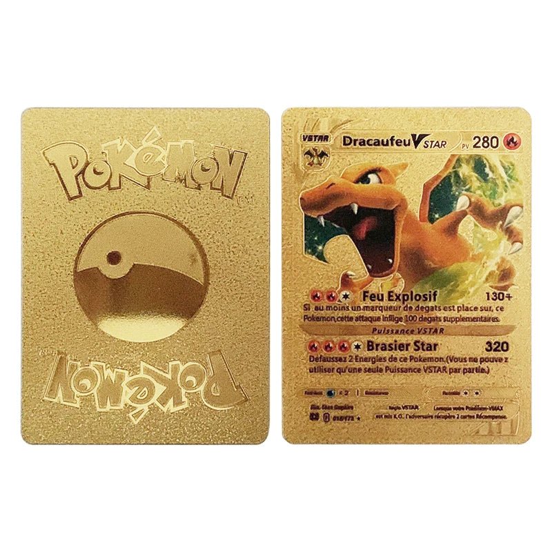 81 - 15Pcs Pokemon Cards Gold Silver Vmax GX Card Collection Battle Trainer Card - Maxwell shop