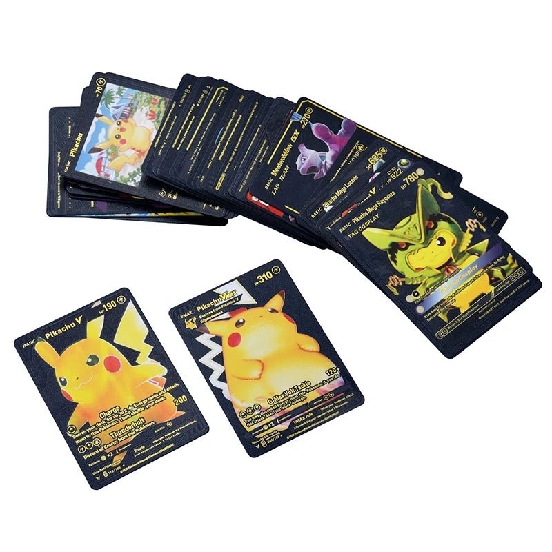 81 - 15Pcs Pokemon Cards Gold Silver Vmax GX Card Collection Battle Trainer Card - Maxwell shop