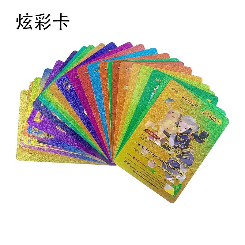 81 - 15Pcs Pokemon Cards Gold Silver Vmax GX Card Collection Battle Trainer Card - Maxwell shop
