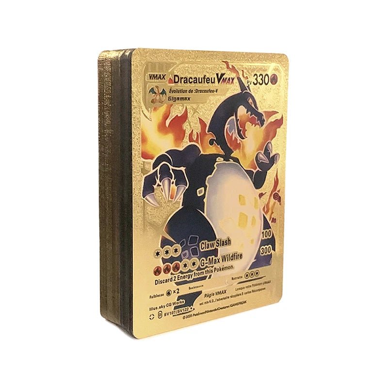 81 - 15Pcs Pokemon Cards Gold Silver Vmax GX Card Collection Battle Trainer Card - Maxwell shop