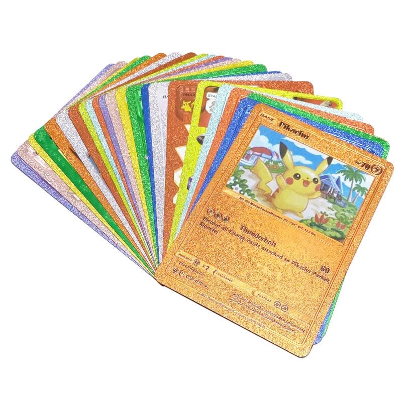 81 - 15Pcs Pokemon Cards Gold Silver Vmax GX Card Collection Battle Trainer Card - Maxwell shop