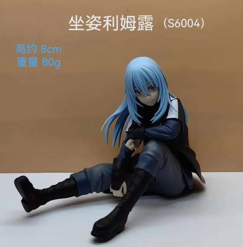 8.5CM Anime Tensei Shitara Slime Datta Ken Rimuru Tempest Figure 1/7 Sitting Model - Maxwell shop