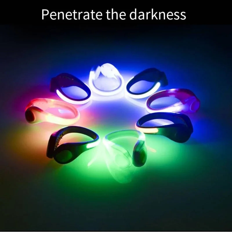 LED Luminous Shoe Clip Light Outdoor Running Cycling Lighting Safety Night light - Maxwell shop