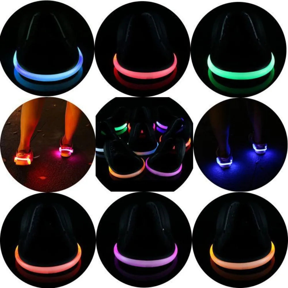 LED Luminous Shoe Clip Light Outdoor Running Cycling Lighting Safety Night light - Maxwell shop