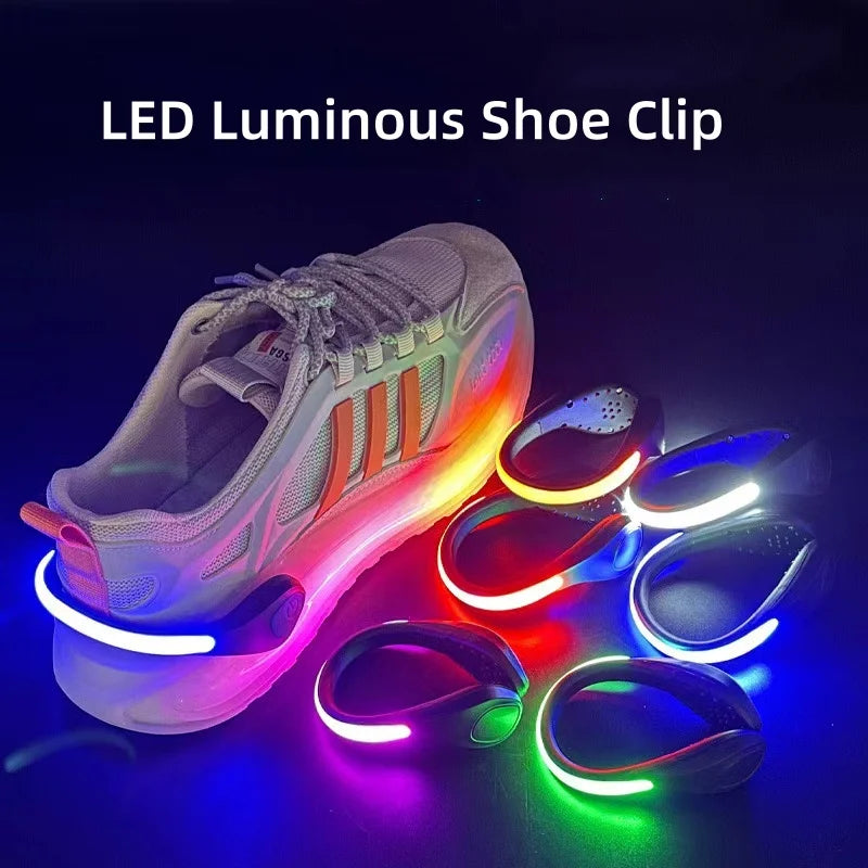 LED Luminous Shoe Clip Light Outdoor Running Cycling Lighting Safety Night light - Maxwell shop