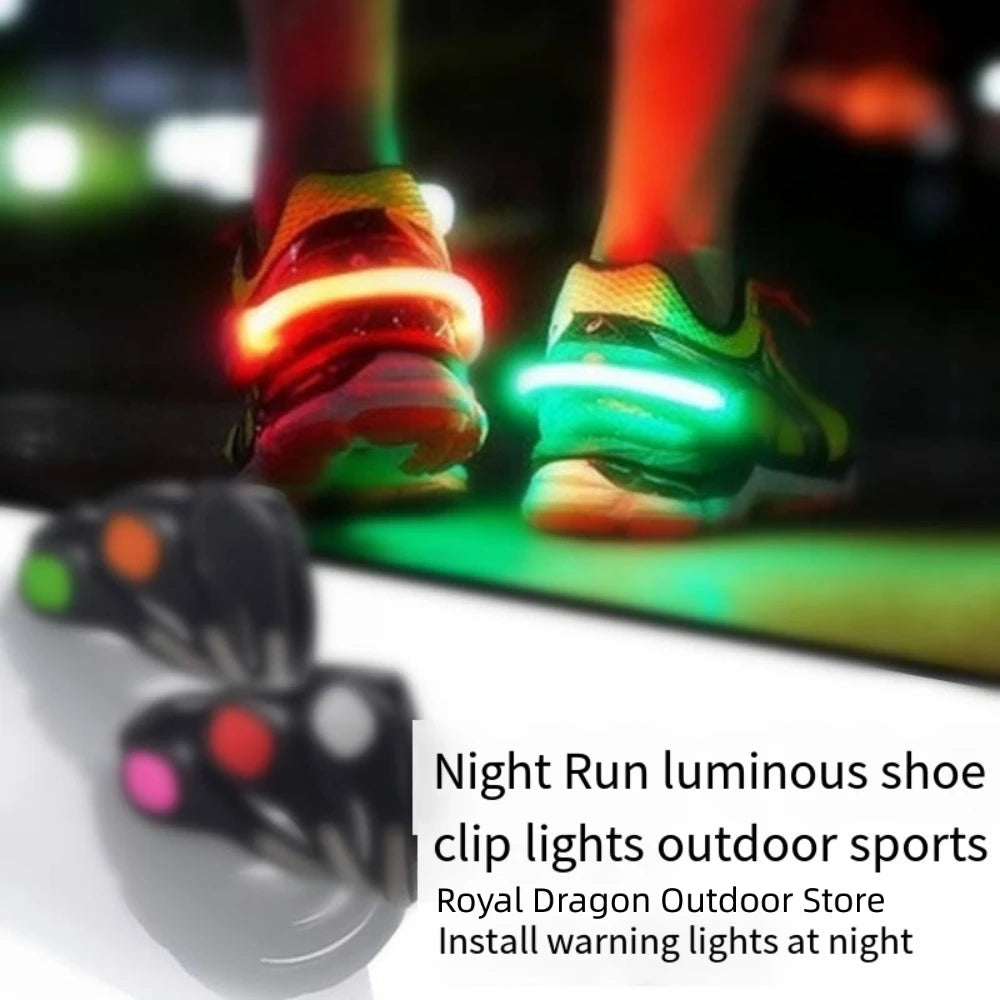 LED Luminous Shoe Clip Light Outdoor Running Cycling Lighting Safety Night light - Maxwell shop
