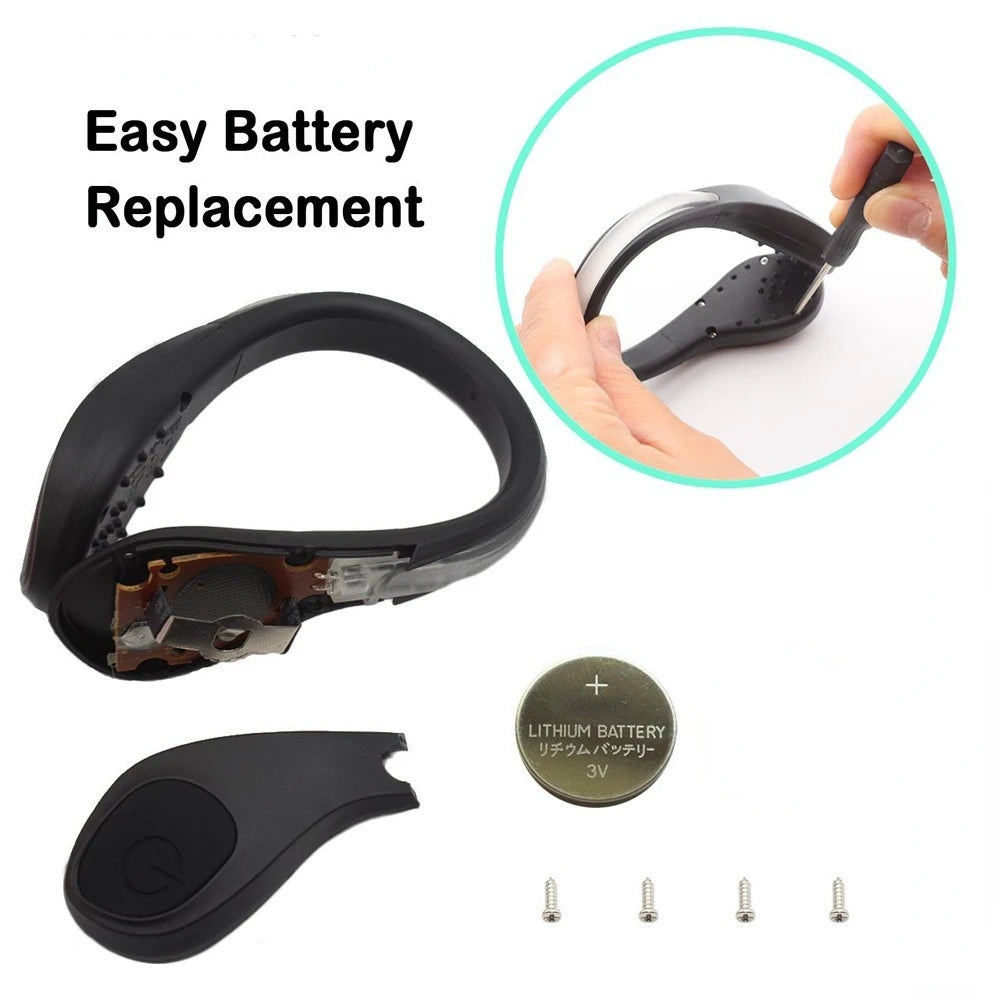 LED Luminous Shoe Clip Light Outdoor Running Cycling Lighting Safety Night light - Maxwell shop