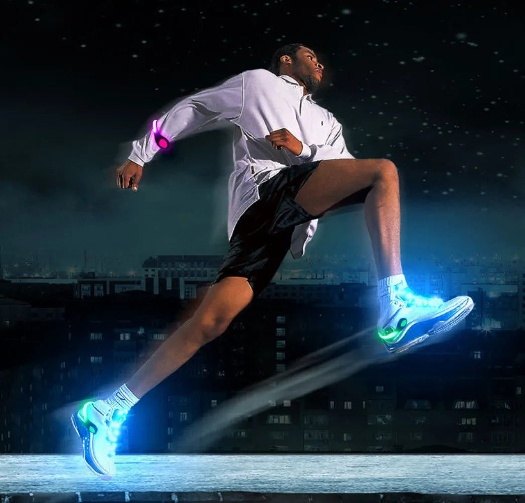LED Luminous Shoe Clip Light Outdoor Running Cycling Lighting Safety Night light - Maxwell shop