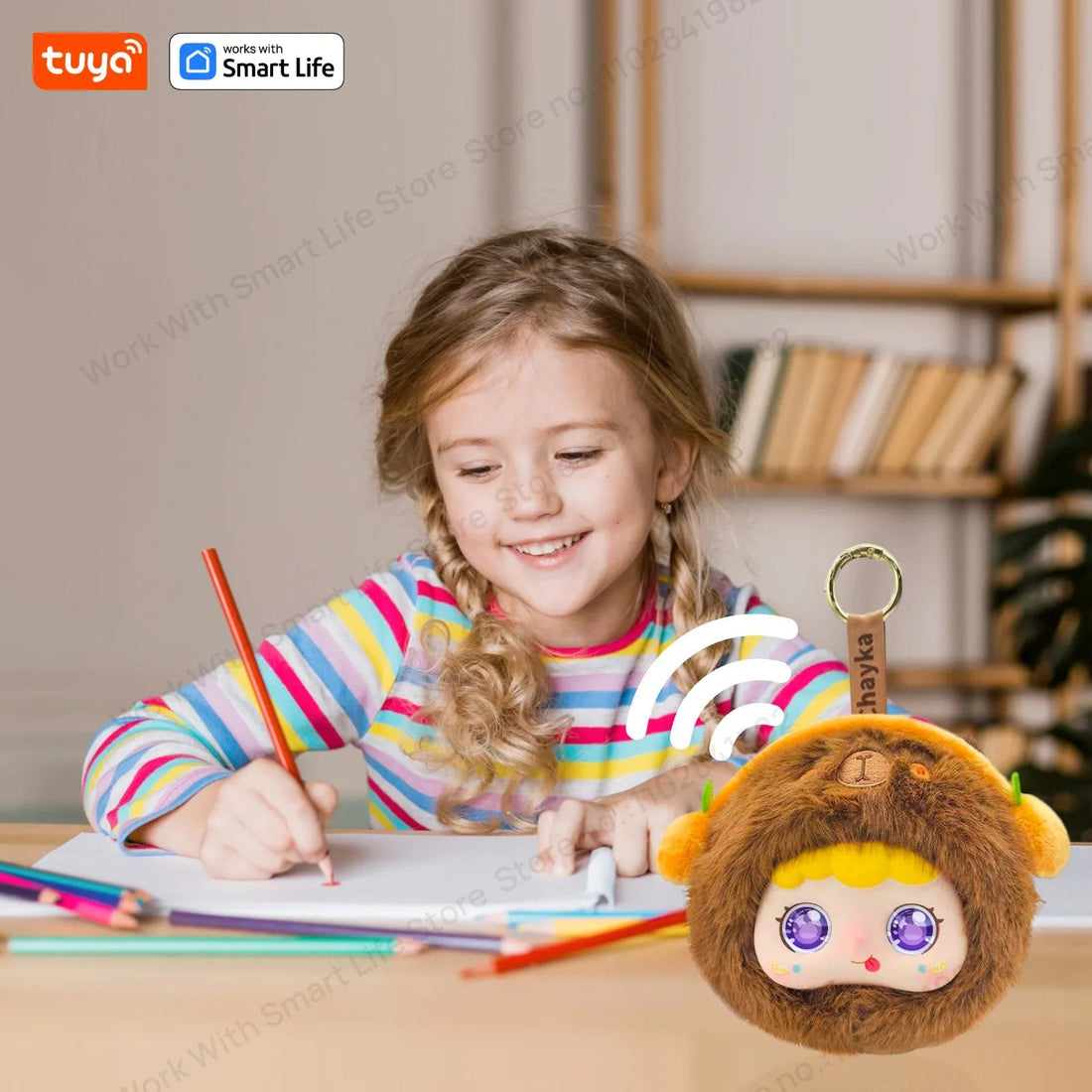 AI Plush Robot w/LED Eyes & Voice Control,Interactive Smart Toy Companion for Kids - Maxwell shop