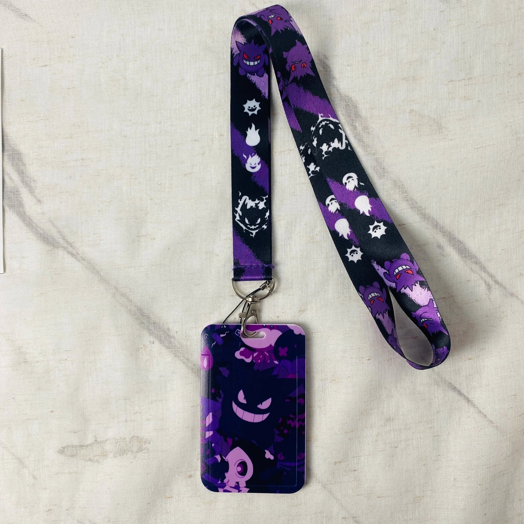 Anime Card Cases Card Lanyard Key Cosplay Badge ID Cards Holders Neck Straps - Maxwell shop