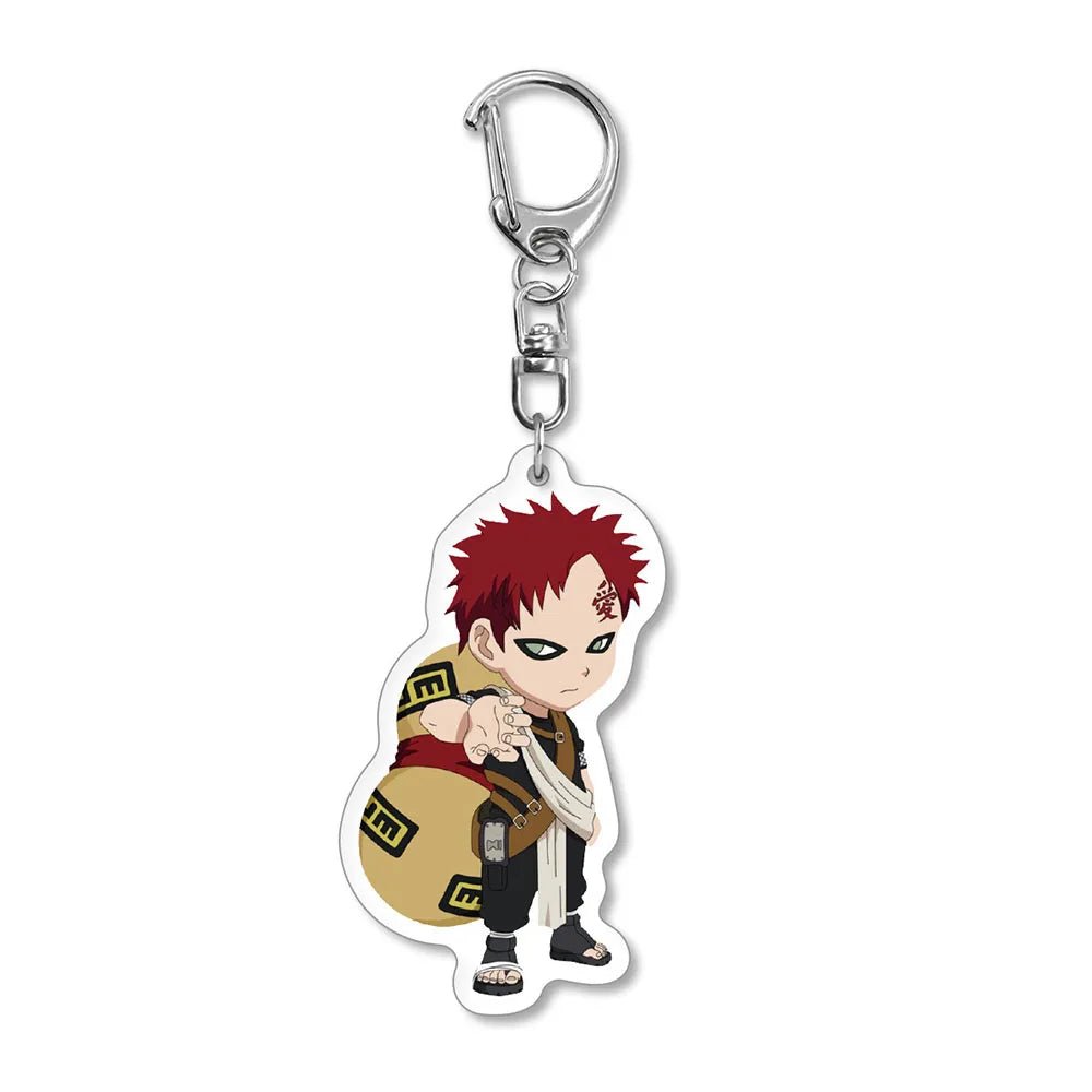 Anime Naruto Keychain Acrylic Uzumaki Kakashi Uchiha Sasuke Ltachi Figures Keyring - Maxwell shop