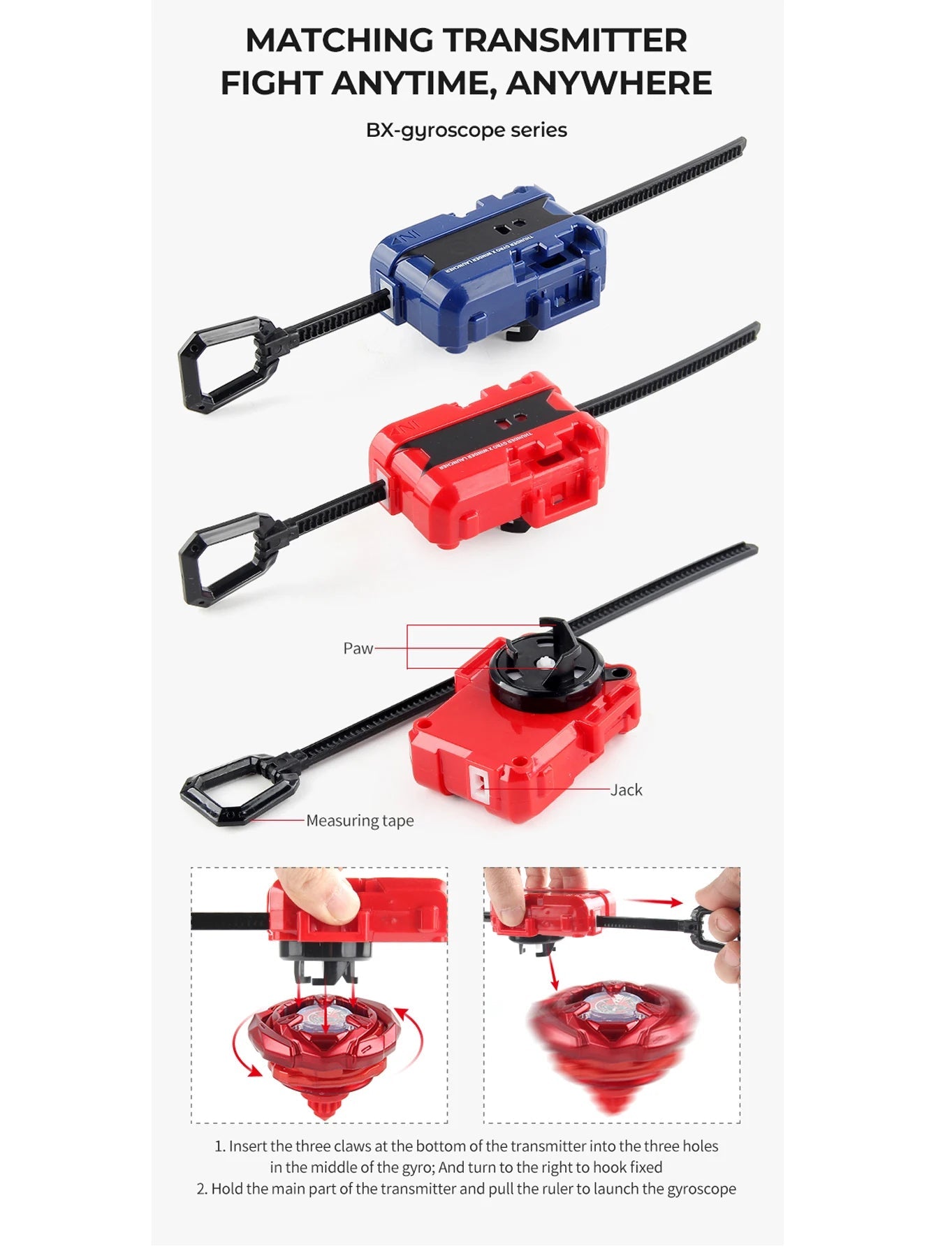 Beyblade X Spinning Toy Kit Gyro Metal Battle Tops with Launchers - Maxwell shop