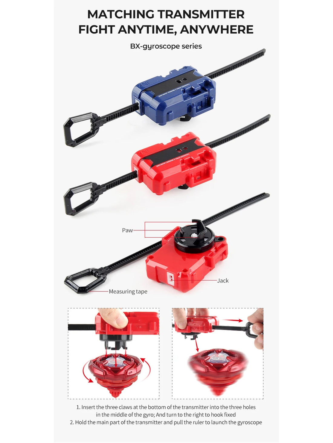 Beyblade X Spinning Toy Kit Gyro Metal Battle Tops with Launchers - Maxwell shop