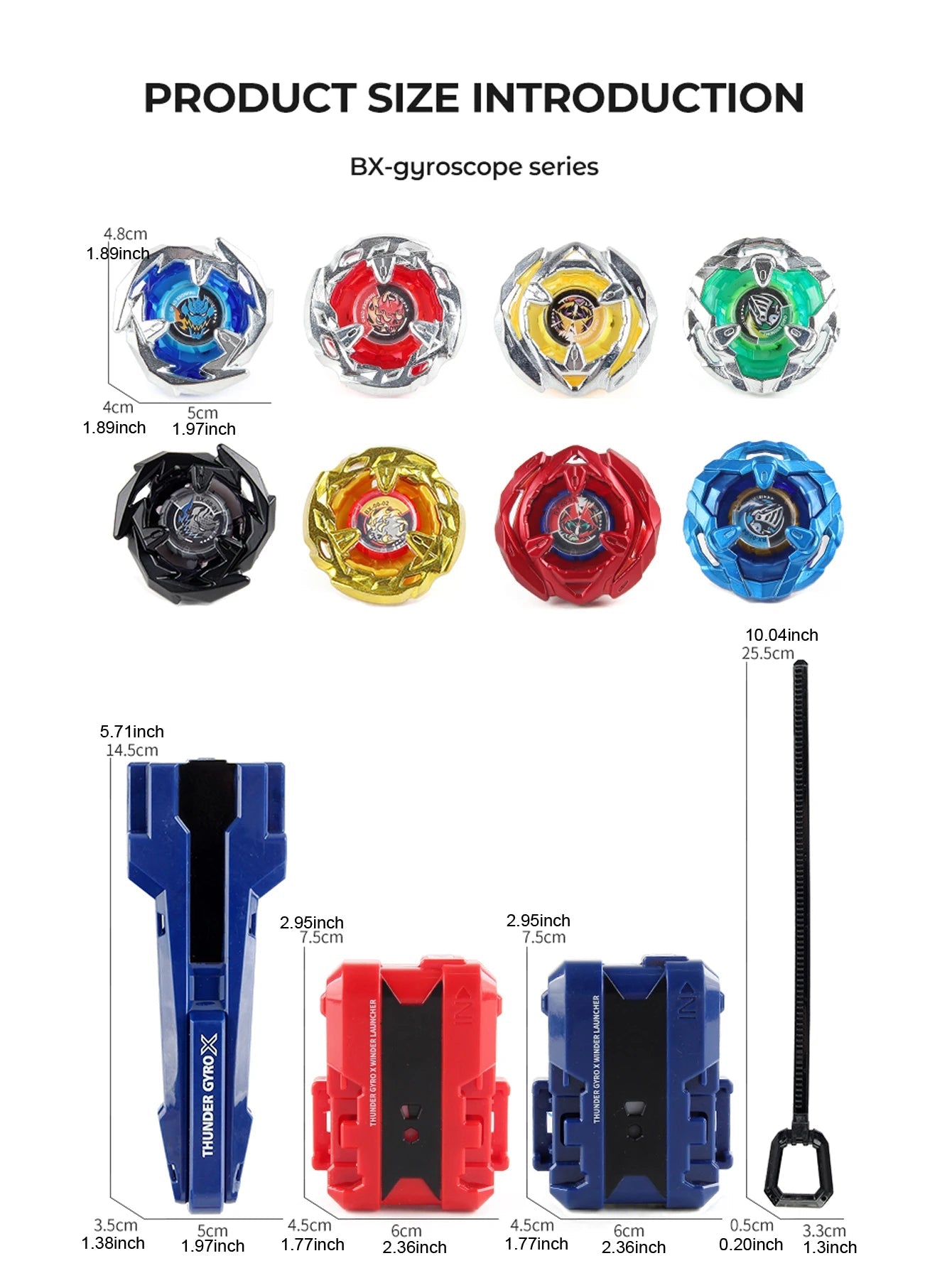 Beyblade X Spinning Toy Kit Gyro Metal Battle Tops with Launchers - Maxwell shop