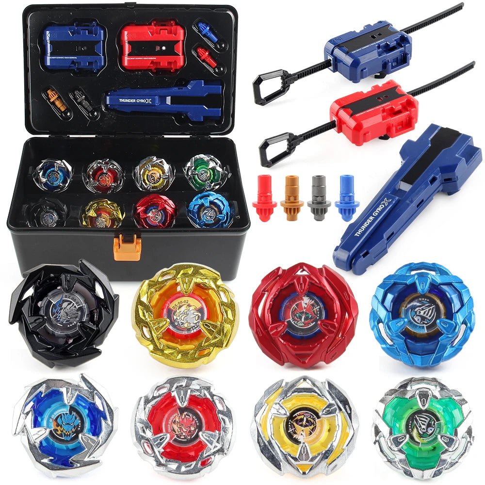 Beyblade X Spinning Toy Kit Gyro Metal Battle Tops with Launchers - Maxwell shop