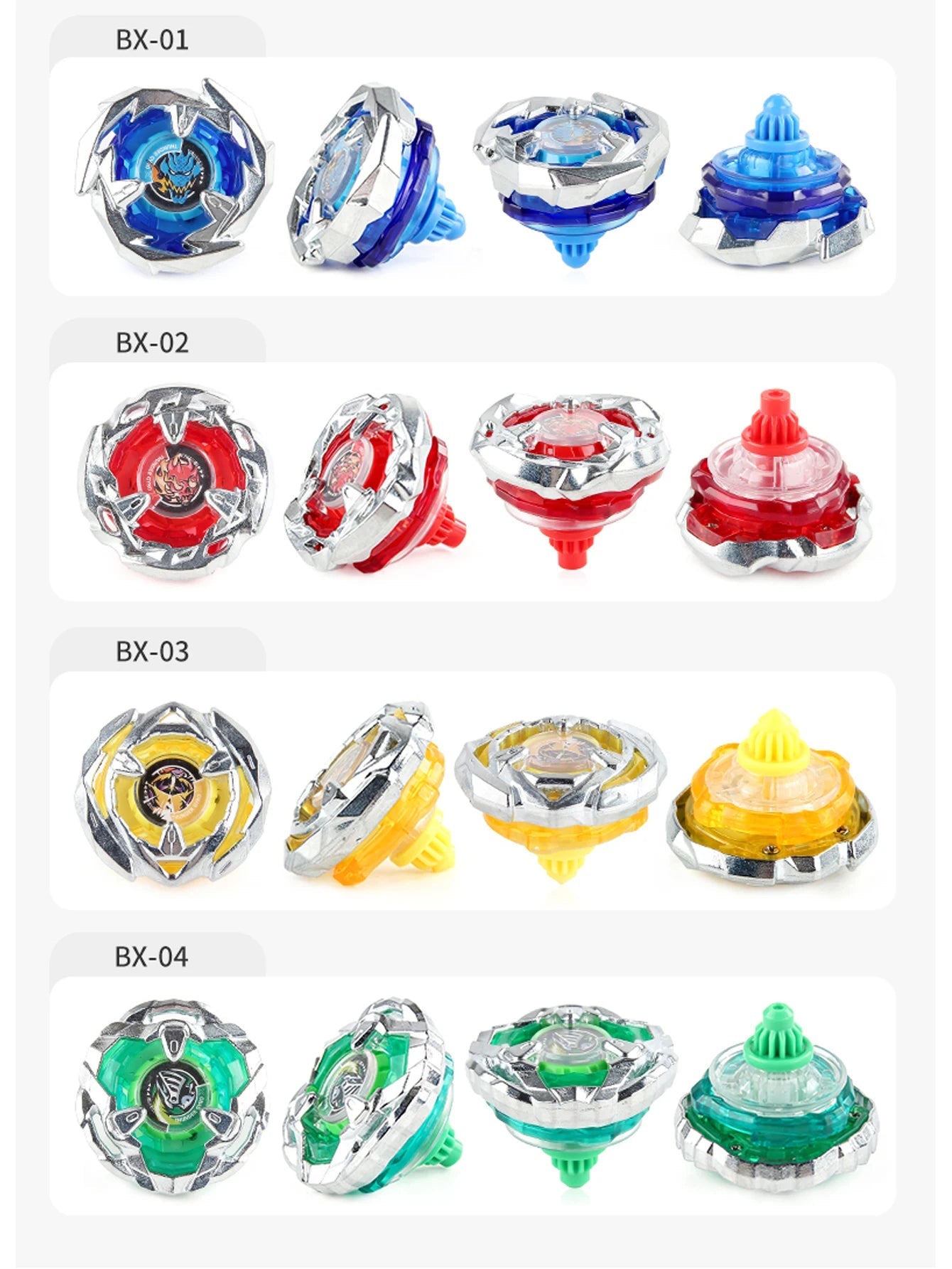 Beyblade X Spinning Toy Kit Gyro Metal Battle Tops with Launchers - Maxwell shop