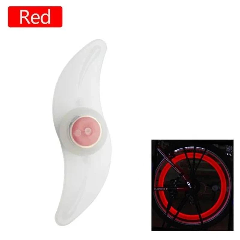 Bike Wheel Spoke Light Tire Lights 3 Modes LED Waterproof Bike Safety Warning - Maxwell shop