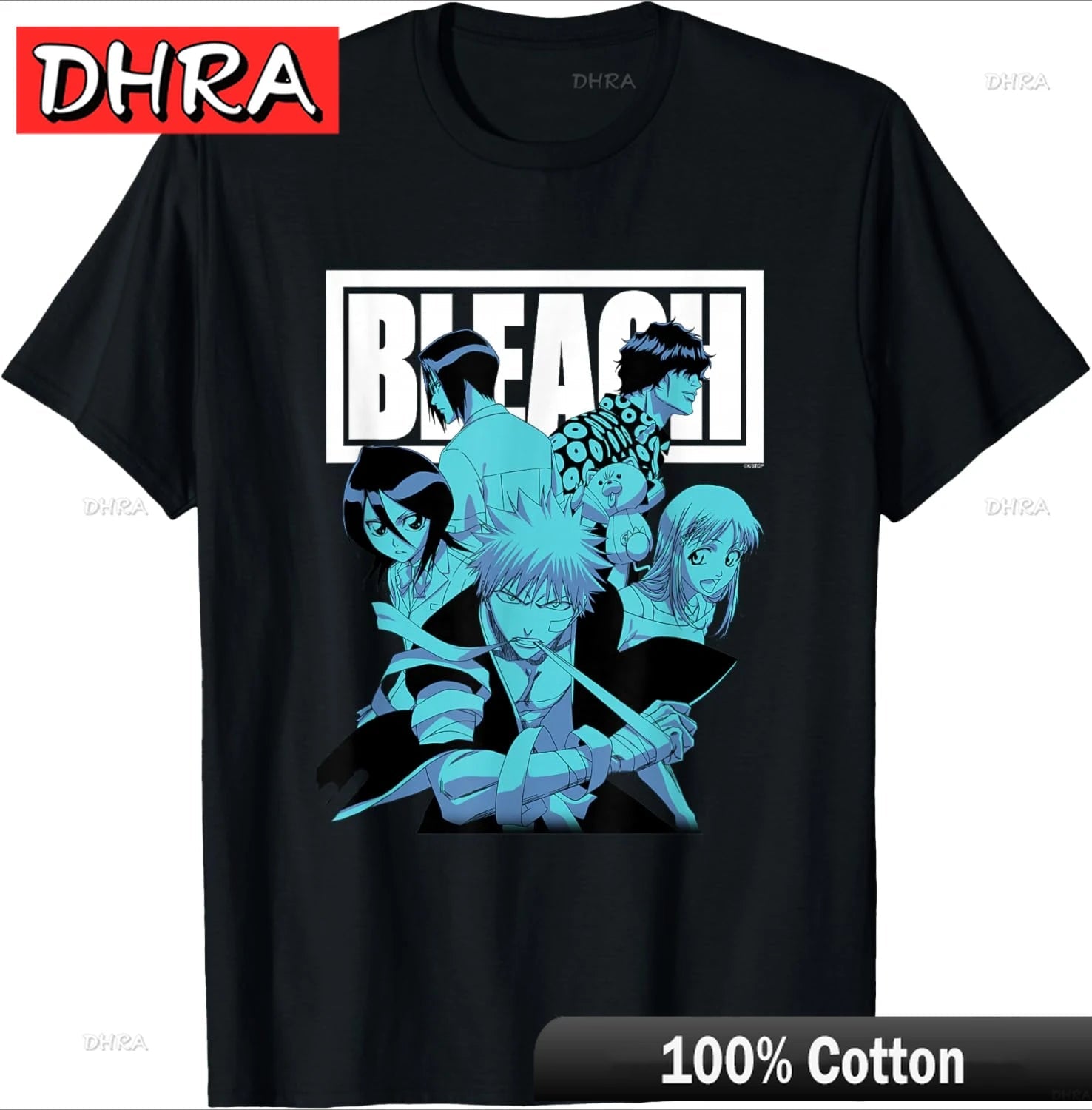 Bleach Anime Ichigo Kurosaki Graphic Print T Shirt - Maxwell shop