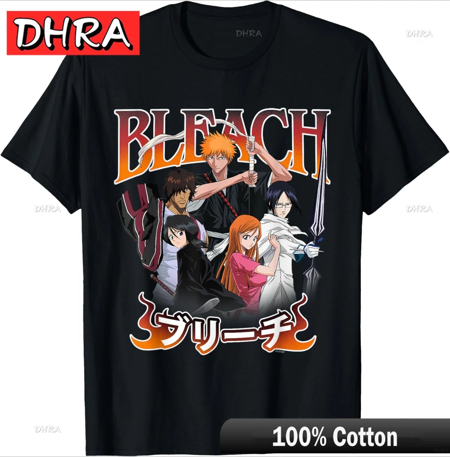 Bleach Anime Ichigo Kurosaki Graphic Print T Shirt - Maxwell shop