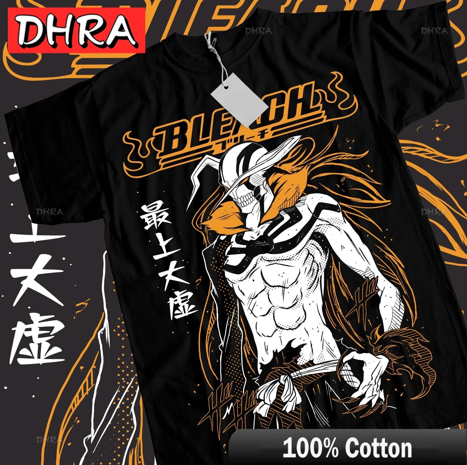 Bleach Anime Ichigo Kurosaki Graphic Print T Shirt - Maxwell shop