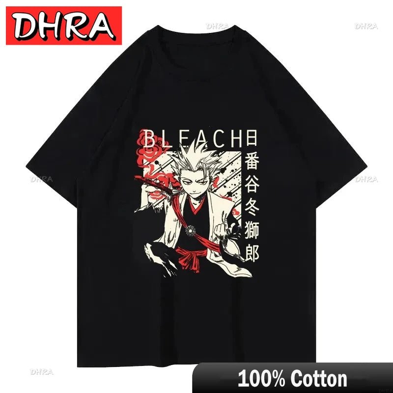 Bleach Anime Ichigo Kurosaki Graphic Print T Shirt - Maxwell shop