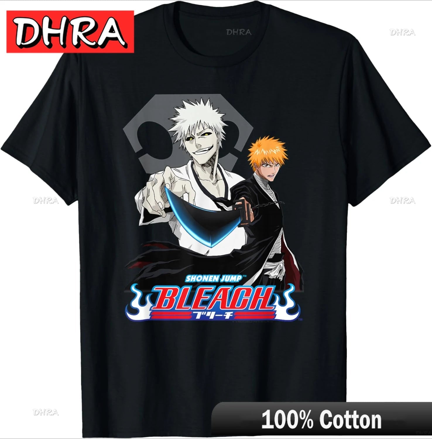 Bleach Anime Ichigo Kurosaki Graphic Print T Shirt - Maxwell shop