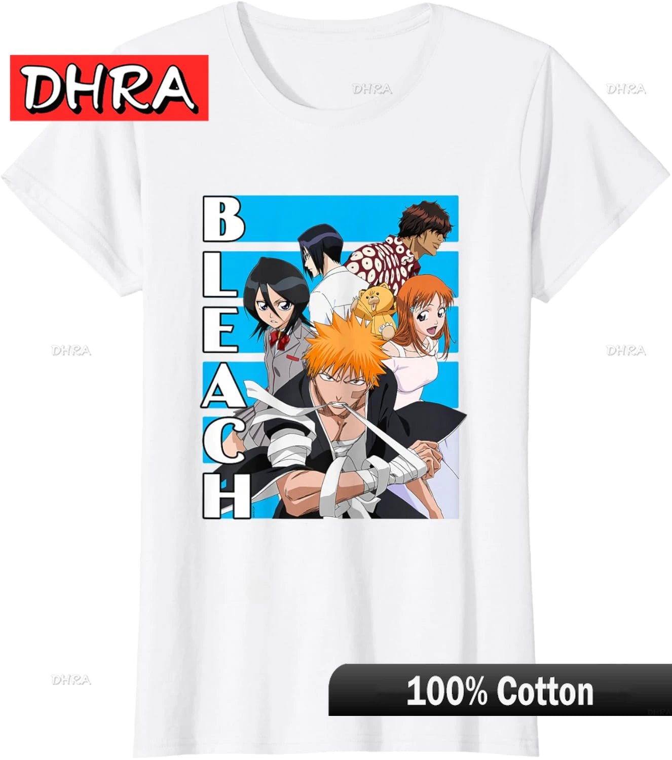Bleach Anime Ichigo Kurosaki Graphic Print T Shirt - Maxwell shop