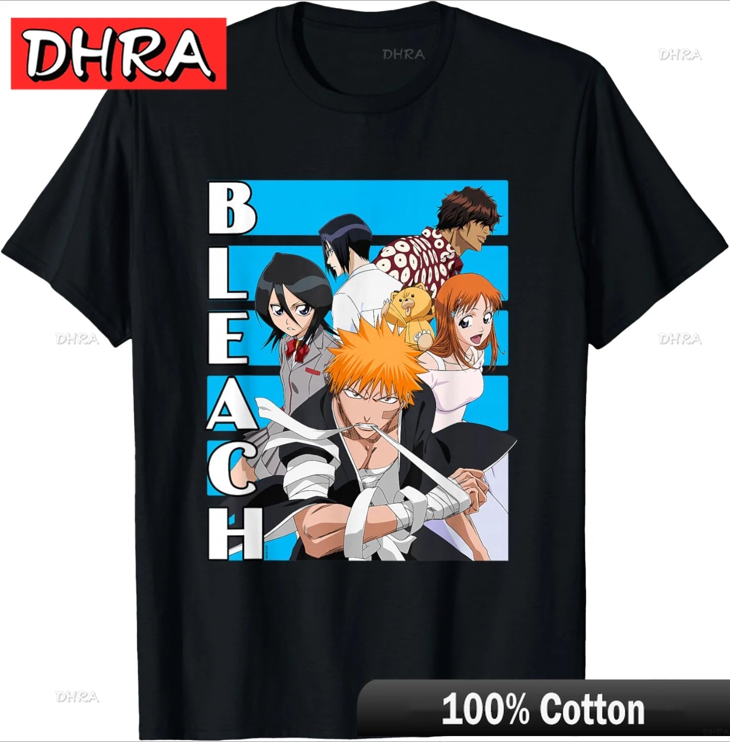 Bleach Anime Ichigo Kurosaki Graphic Print T Shirt - Maxwell shop