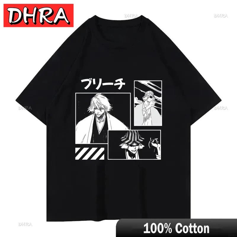 Bleach Anime Ichigo Kurosaki Graphic Print T Shirt - Maxwell shop