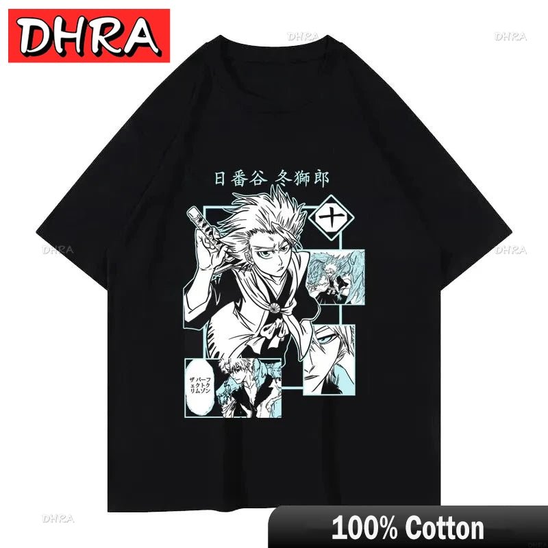 Bleach Anime Ichigo Kurosaki Graphic Print T Shirt - Maxwell shop