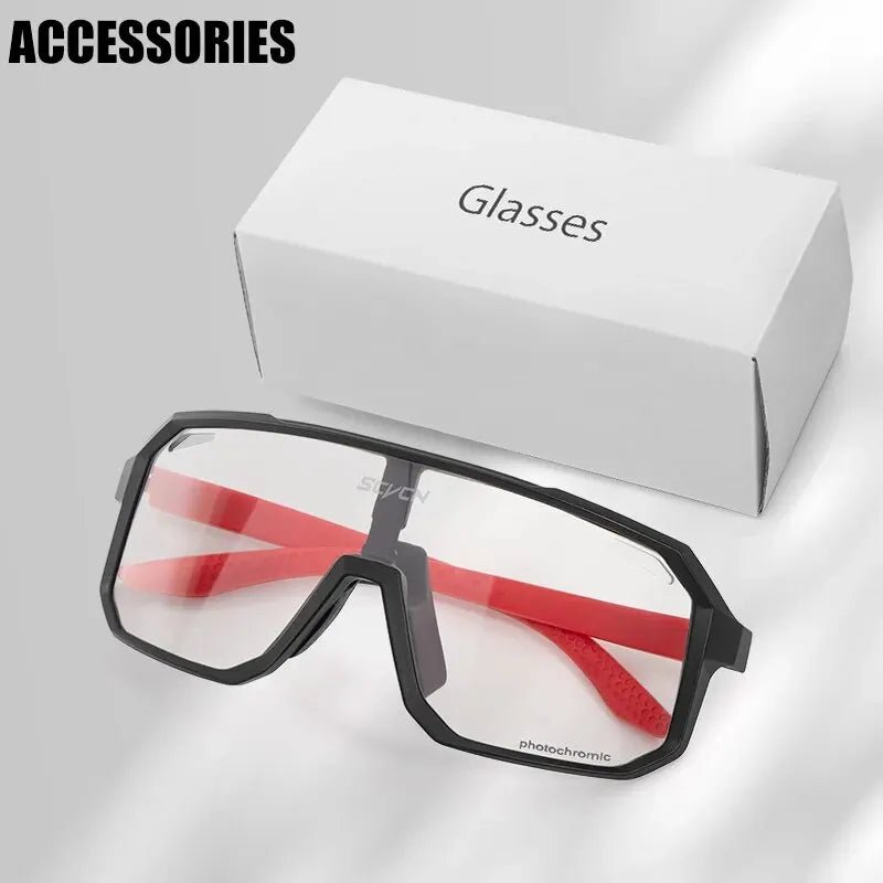Cycling Glasses Photochromic Sunglasses Men Women Mountain Bike Road Eyewear New Bicycle Riding Out - Maxwell shop