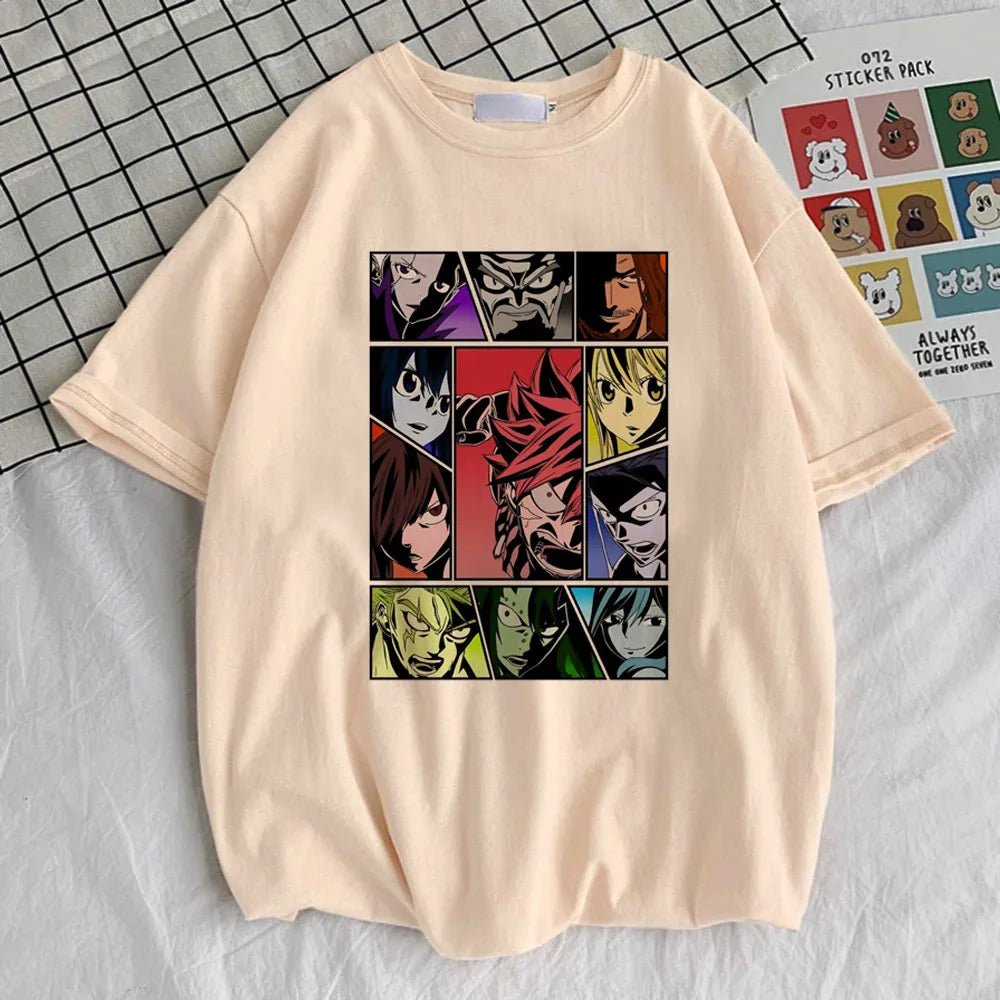 Fairy Tail t shirt teen kawaii korean clothes harajuku 2000s Colorful t shirt - Maxwell shop