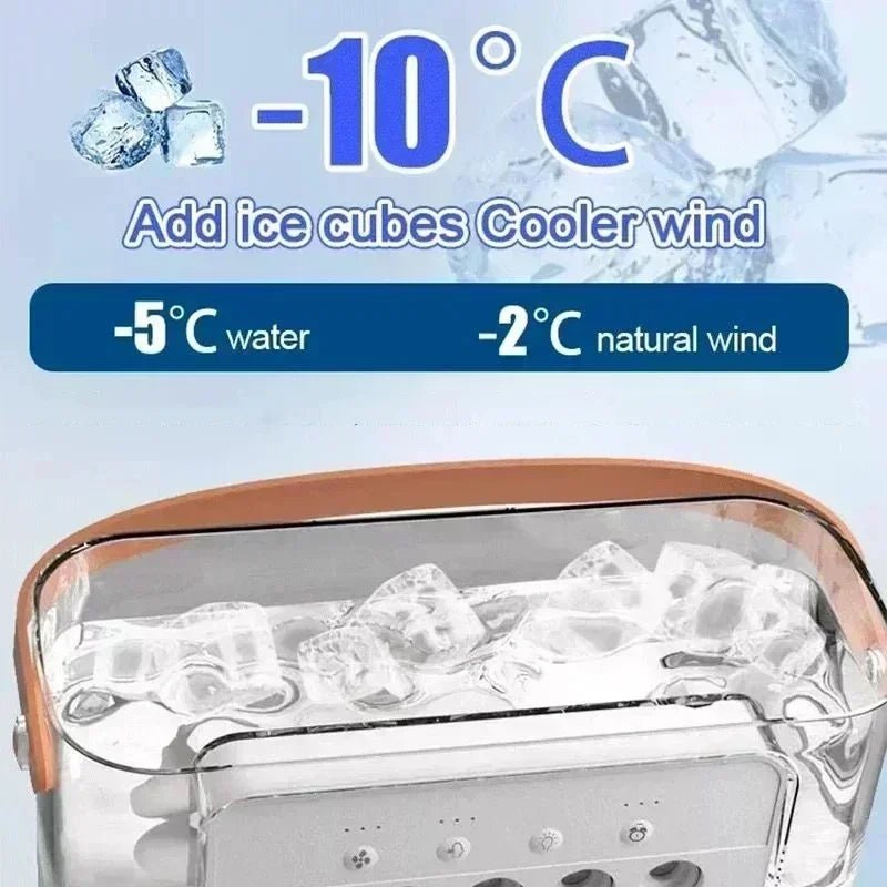 Fan AIr Conditioner Household Mini Air Cooler LED Night Light Portable - Maxwell shop
