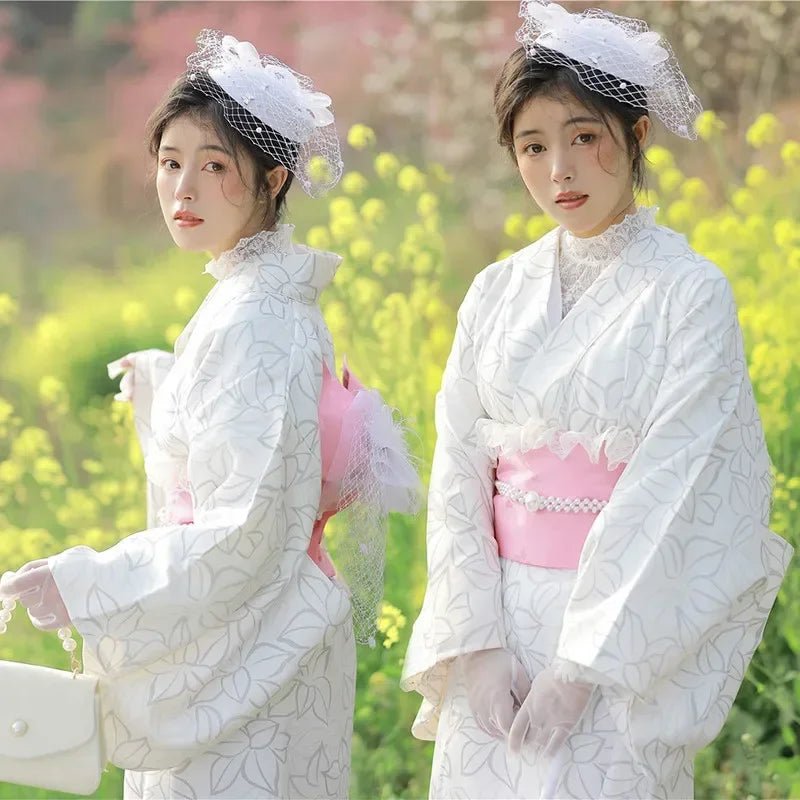 Japanese Kimono Women Formal Dress Traditional Japanese Yukata - Maxwell shop