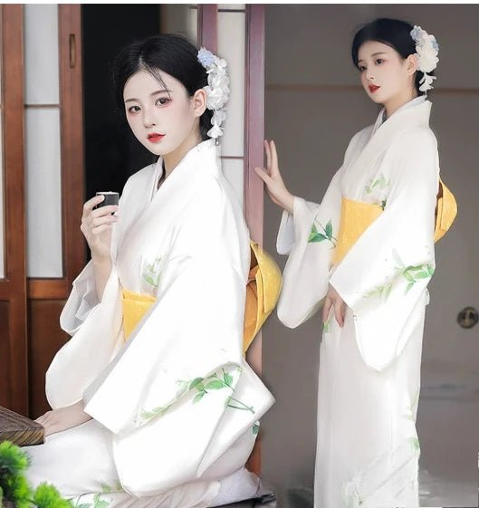 Japanese Kimono Women Formal Dress Traditional Japanese Yukata - Maxwell shop