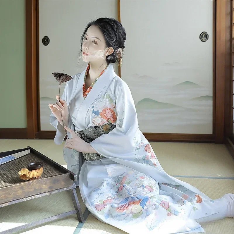 Japanese Kimono Women Formal Dress Traditional Japanese Yukata - Maxwell shop